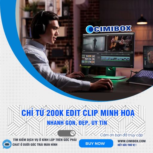 Dịch vụ edit clip ngắn 60s chỉ từ 200 đến 250k. ID: 988